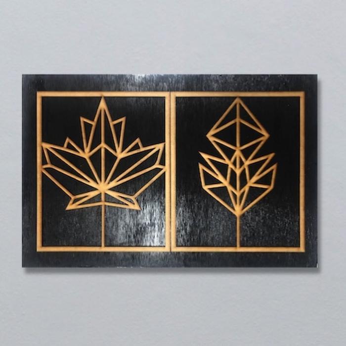 Cuadros MDF natural